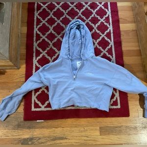 Hollister dropped quarter zip hoodie